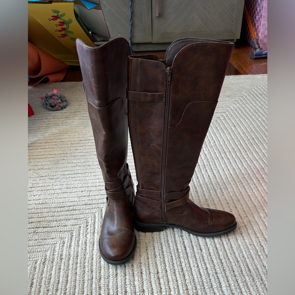 Guess leather Riding boots